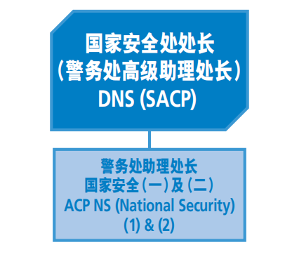 国安部门（国家安全处）架构表