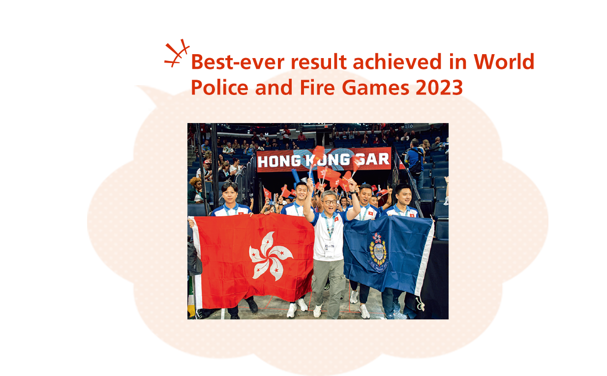 Best-ever result achieved in World Police and Fire Games 2023